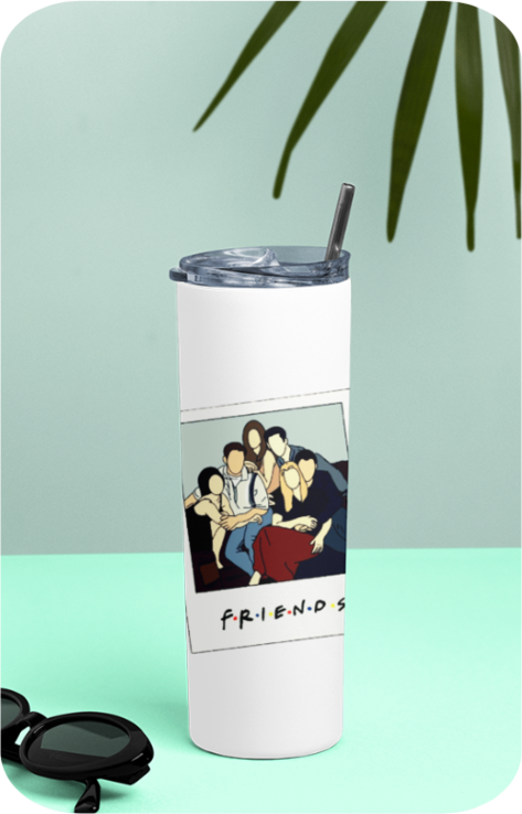 Poloroid F.R.I.E.N.D.S Tumbler