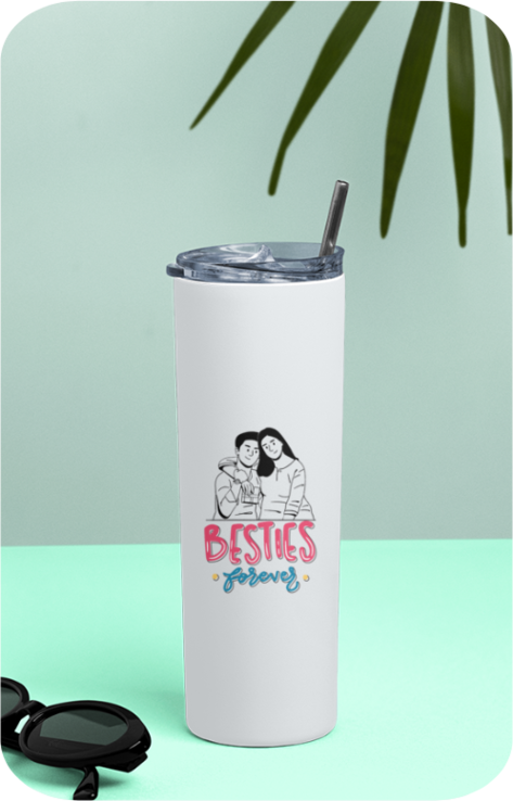 Bestie Siblings Tumbler