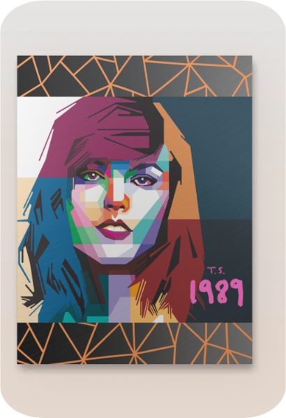 Swiftie Metal Poster #001