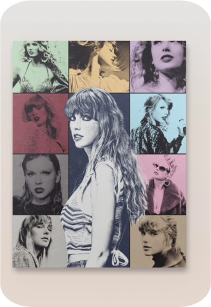 Swiftie Metal Poster #002