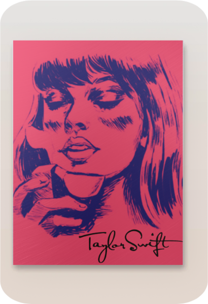 Swiftie Metal Poster #003