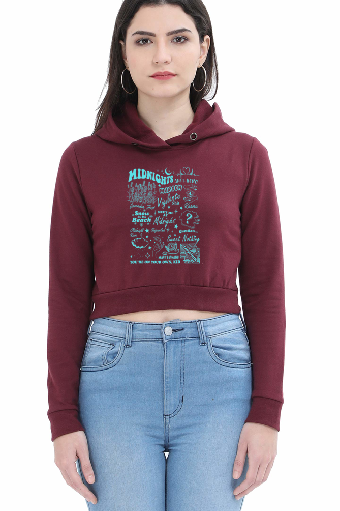 Swiftie Crop Hoodie #009