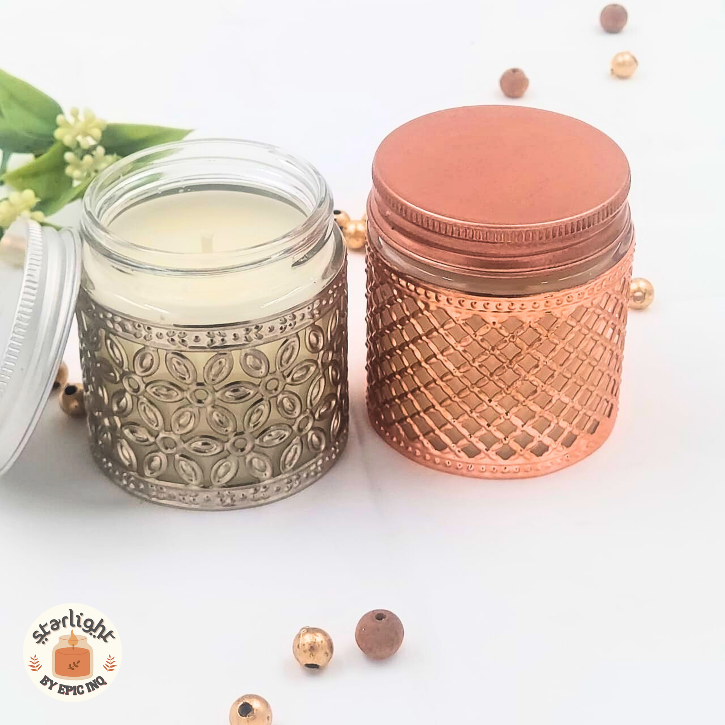 Romance Net Jar Candle