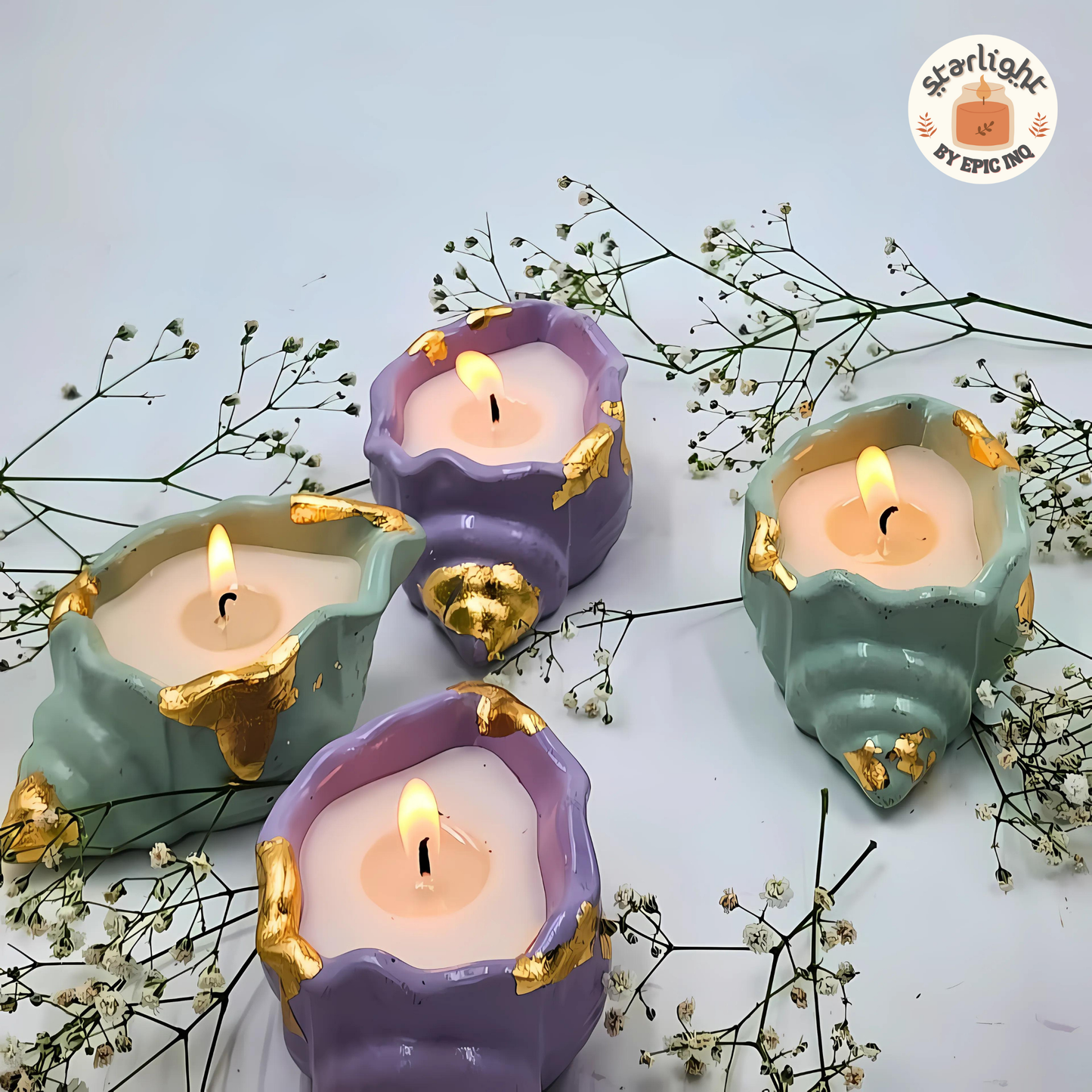 Seashore Serenity Candle Set of 4