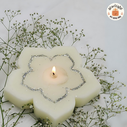 Bloom: A Timeless White Candle