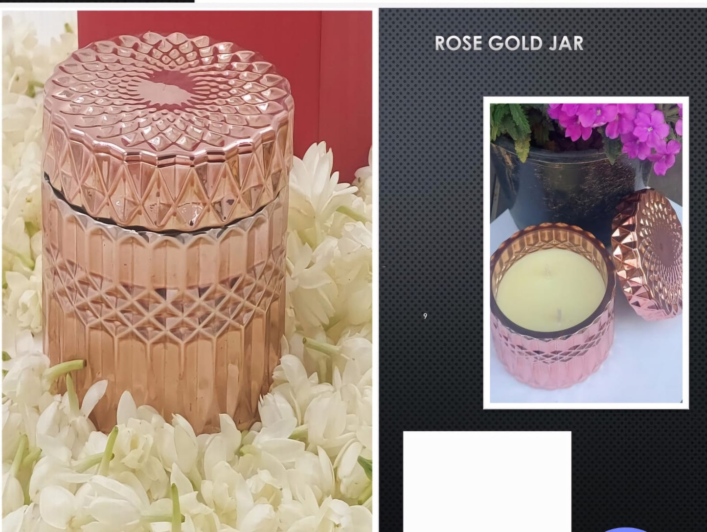 Rose Gold Glam Candle