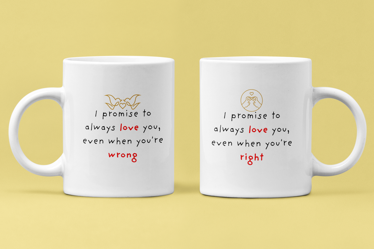 Mrs. Right Mr. Wrong (Set of 2)