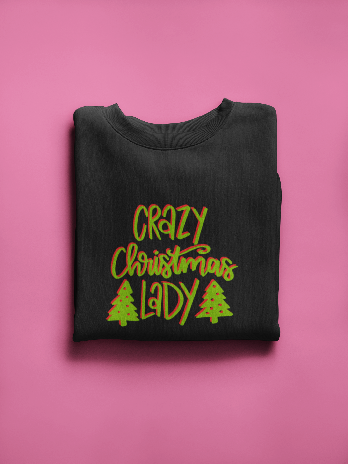 Crazy Christmas Lady