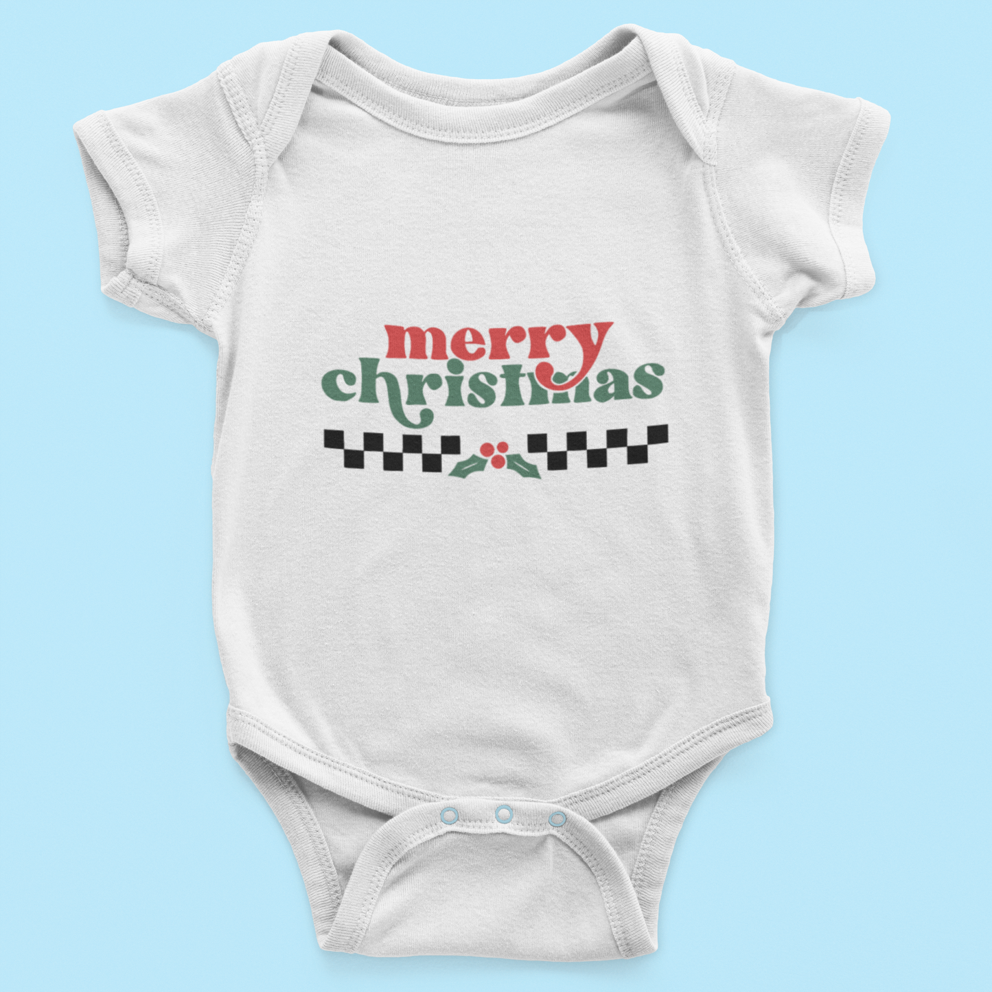 Merry Christmas Checkered