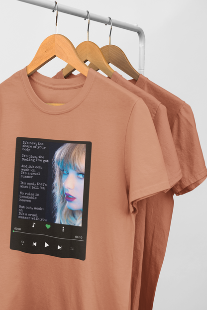 Swiftie Oversized Tee  Cruel Summer