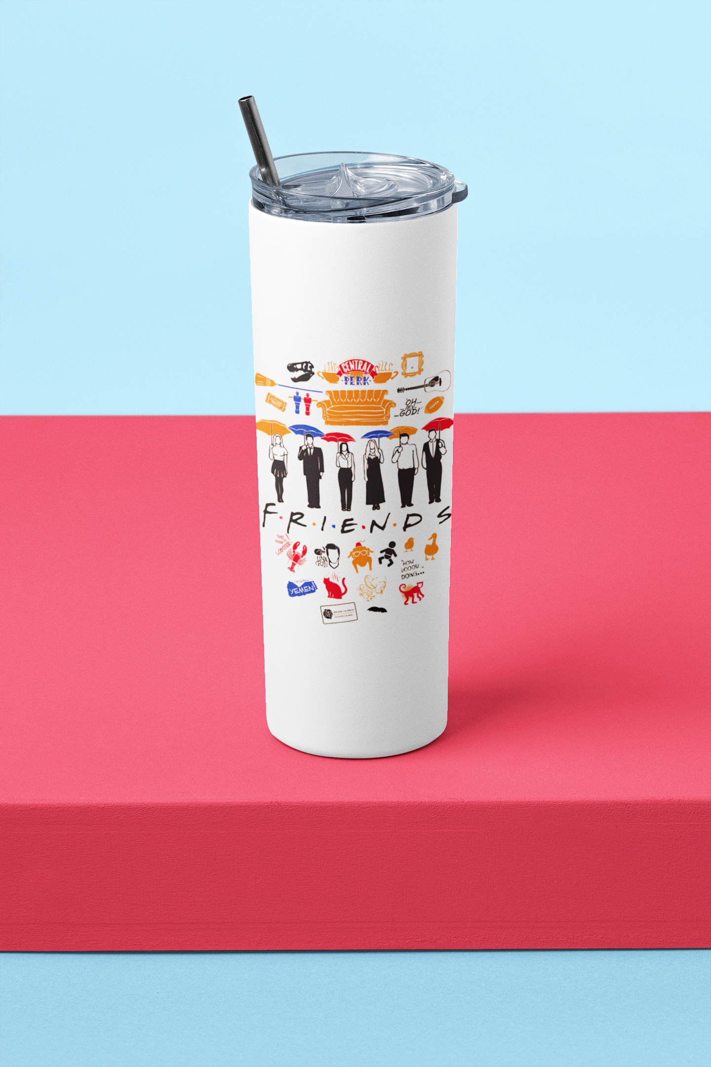 Iconic F.R.I.E.N.D.S Icons Tumbler