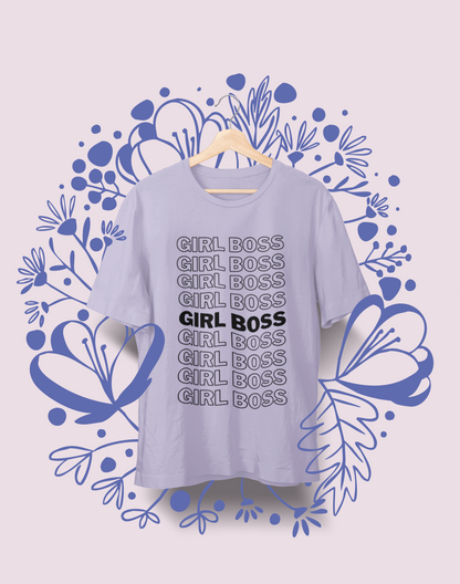 Girl Boss Oversized Comfy Tee #003