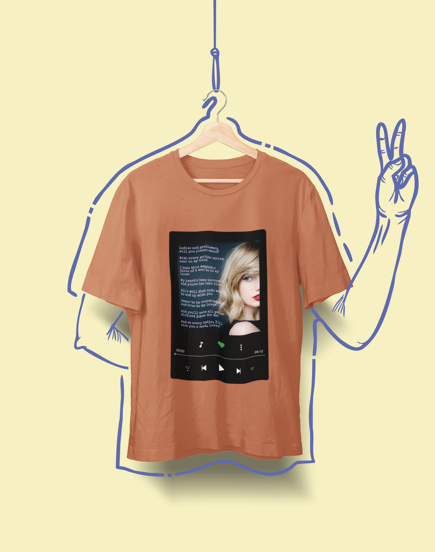 Swiftie Oversized Tee  Lover