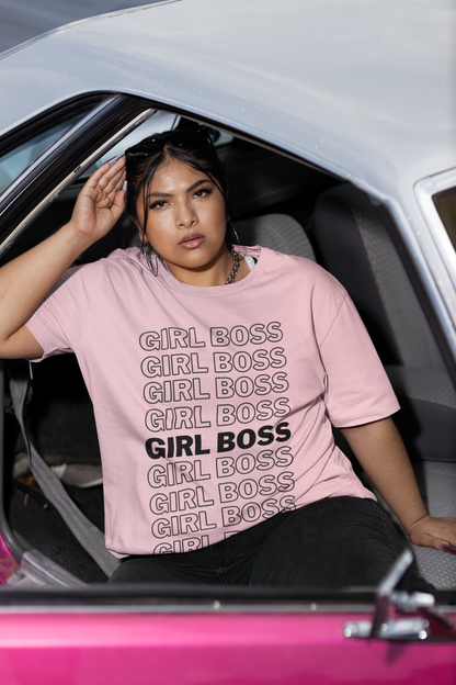 Girl Boss Oversized Comfy Tee #003