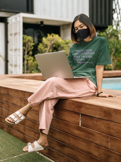 Girl Boss Oversized Comfy Tee #005